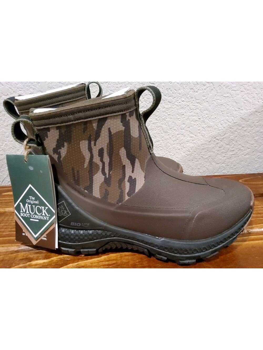 Th Original Muck Boot Outscape Max Ankle Slip On Women's Sz 5M Camouflage - Picture 2 of 11